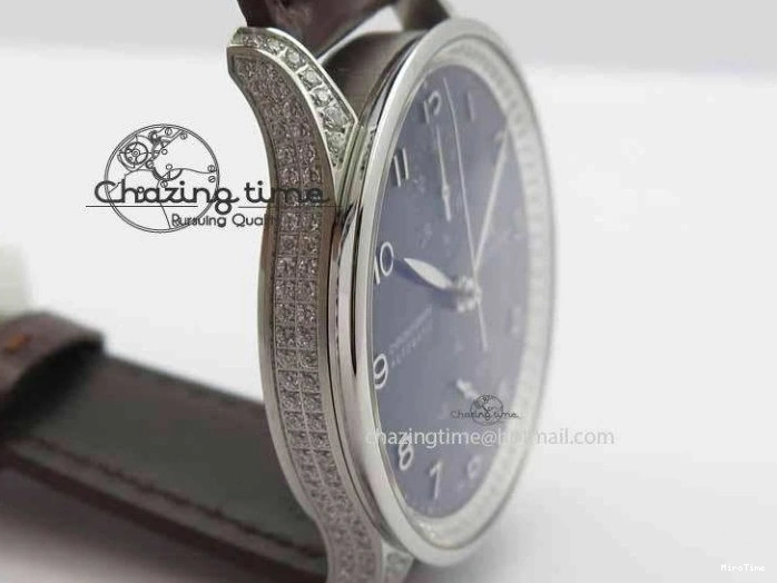 MIROTIME 0312 Unique Portuguese IW3714 Diam ZF V2 1:1 Best Edition Gray Dial On Brown Leather Strap A79350 (Slim Movement) 7250